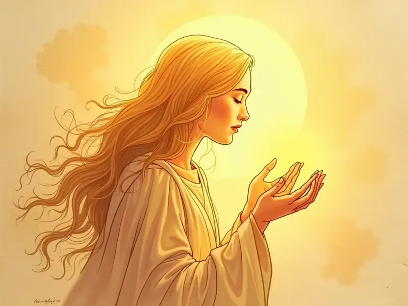 Biblical illustration — hair in a dream