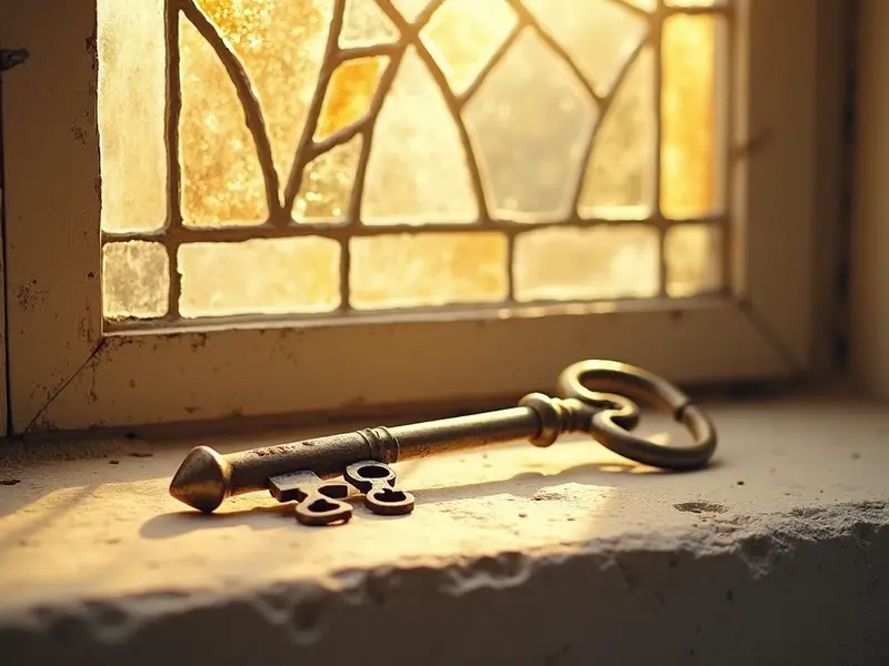 Biblical illustration — key in a dream
