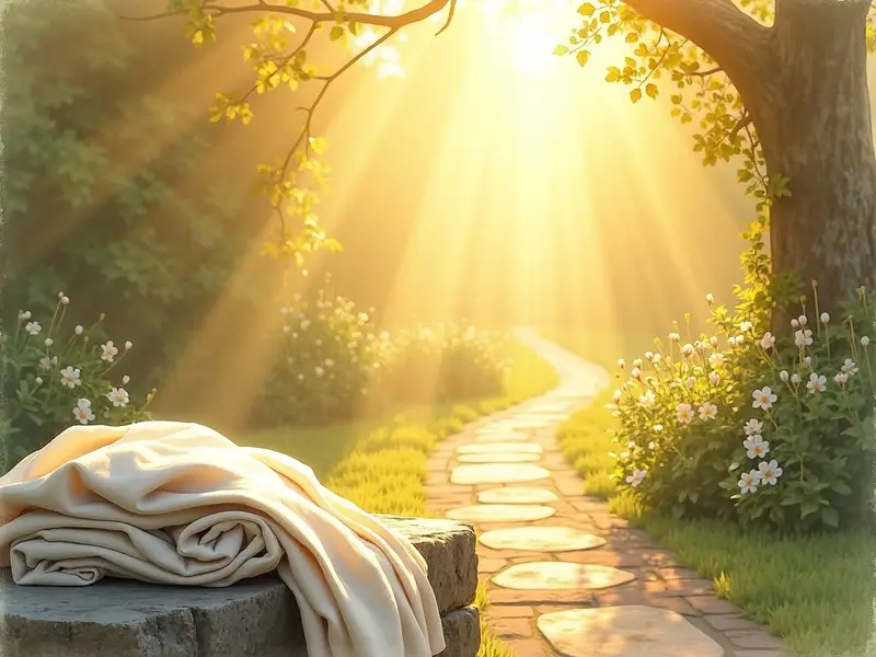 Biblical illustration — being naked in a dream