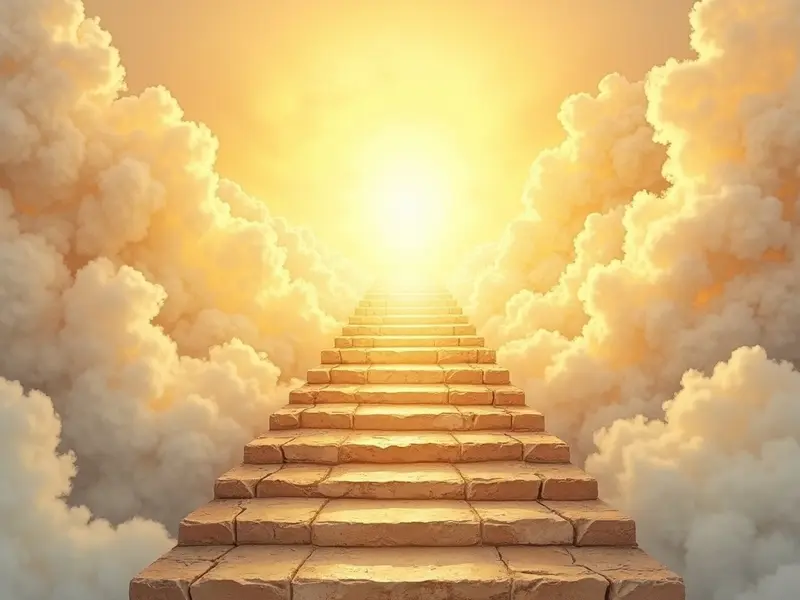 Biblical illustration — stairs and ladders in a dream