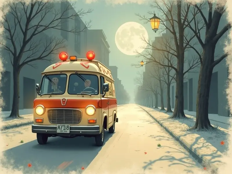Ilustracja snu: ambulance