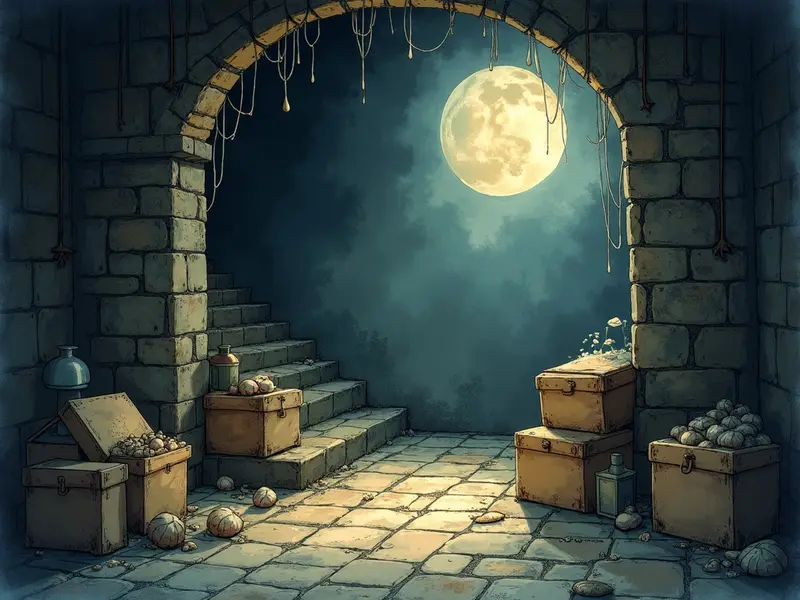 Ilustracja snu: basement