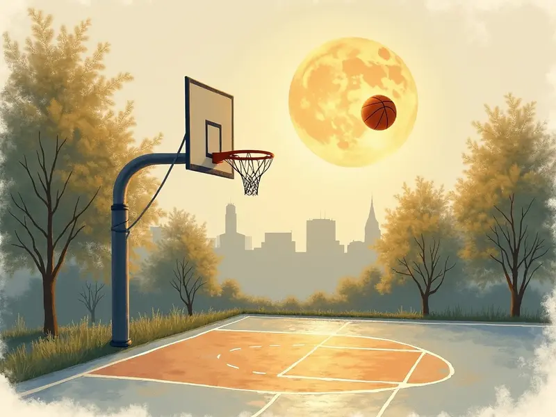Dream illustration: basketball