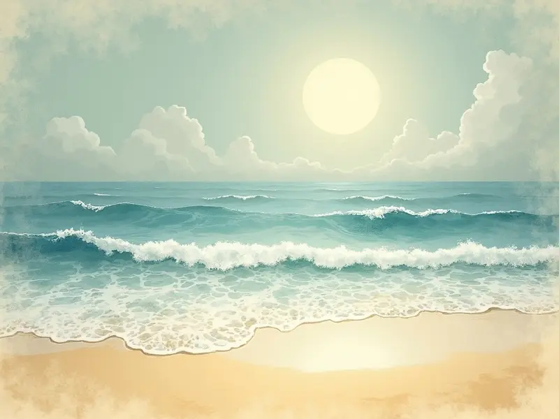 Ilustracja snu: beach