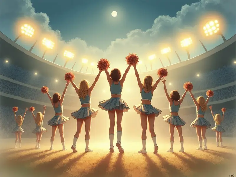 Dream illustration: a cheerleader
