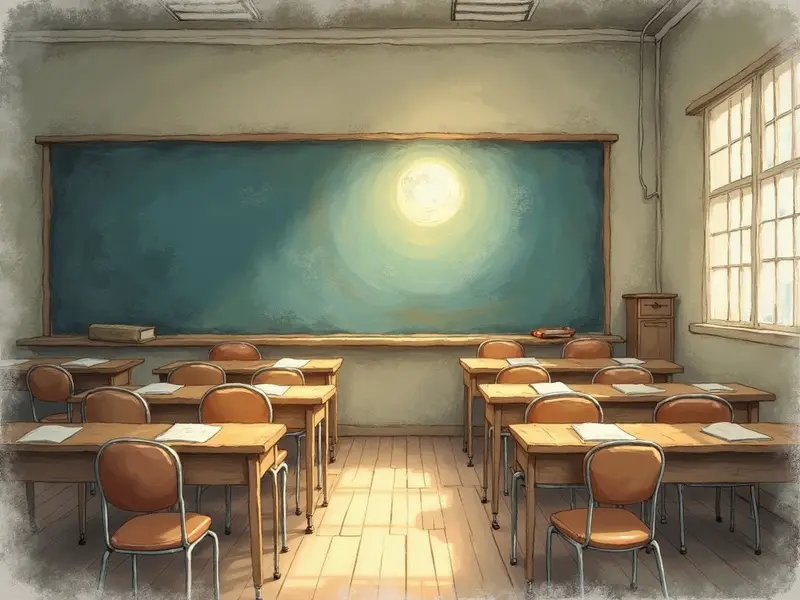 Ilustracja snu: classroom