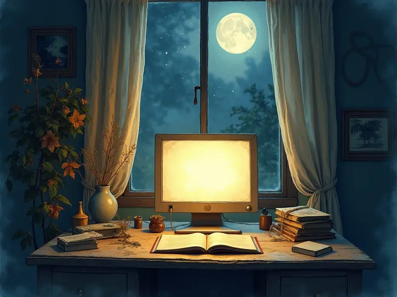 Ilustracja snu: computer