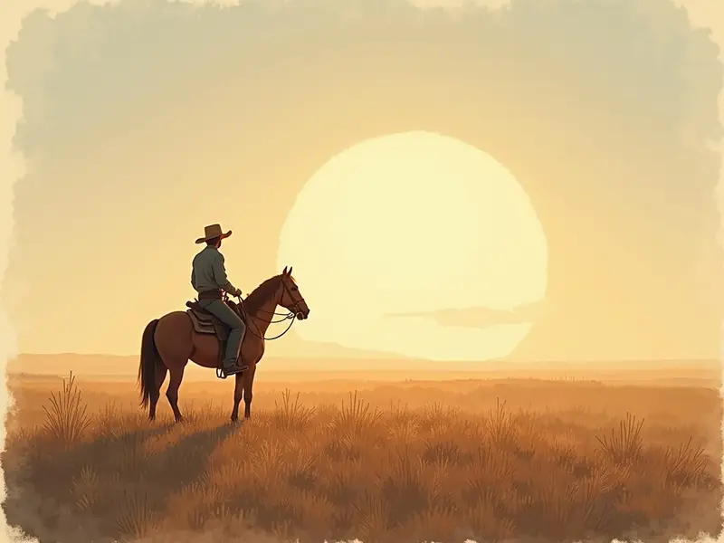 Dream illustration: a cowboy