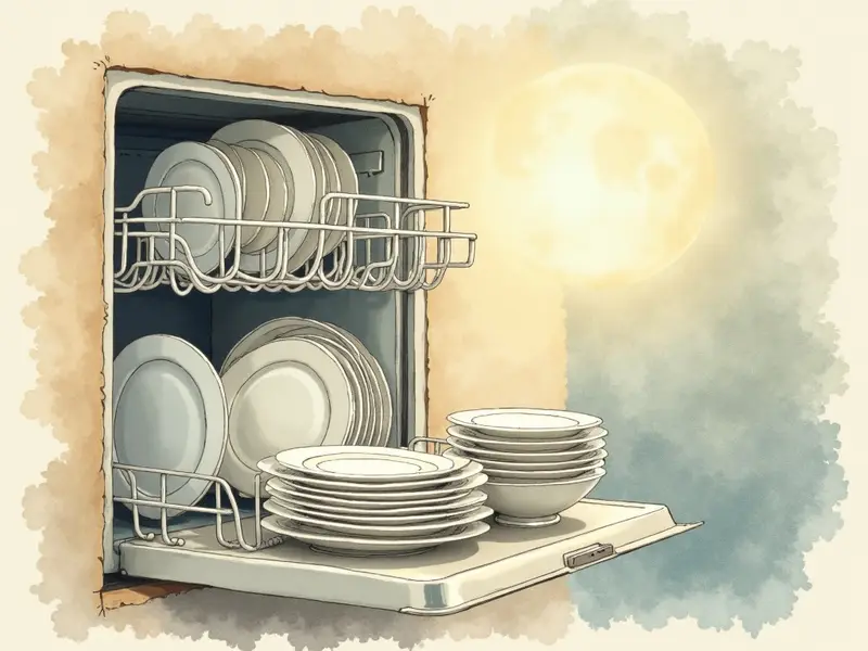 Ilustracja snu: dishwasher