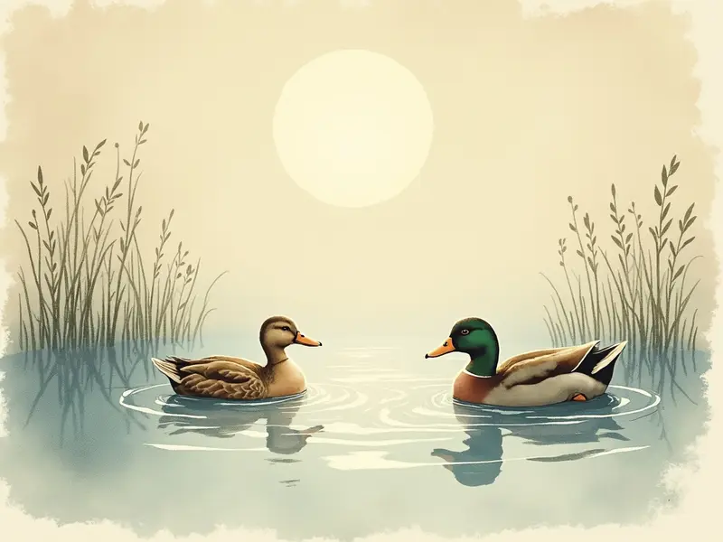 Ilustracja snu: duck