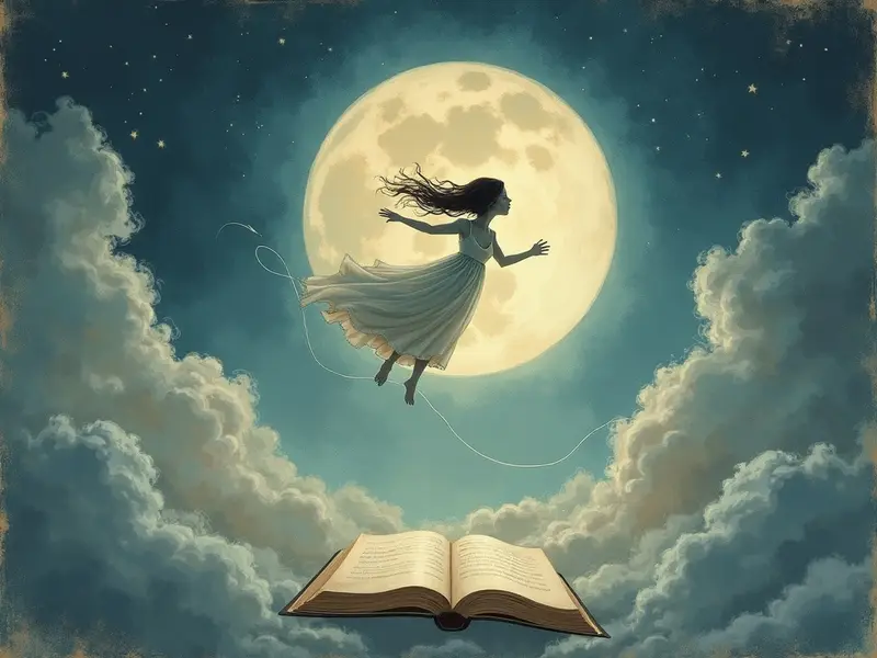 Ilustracja snu: falling