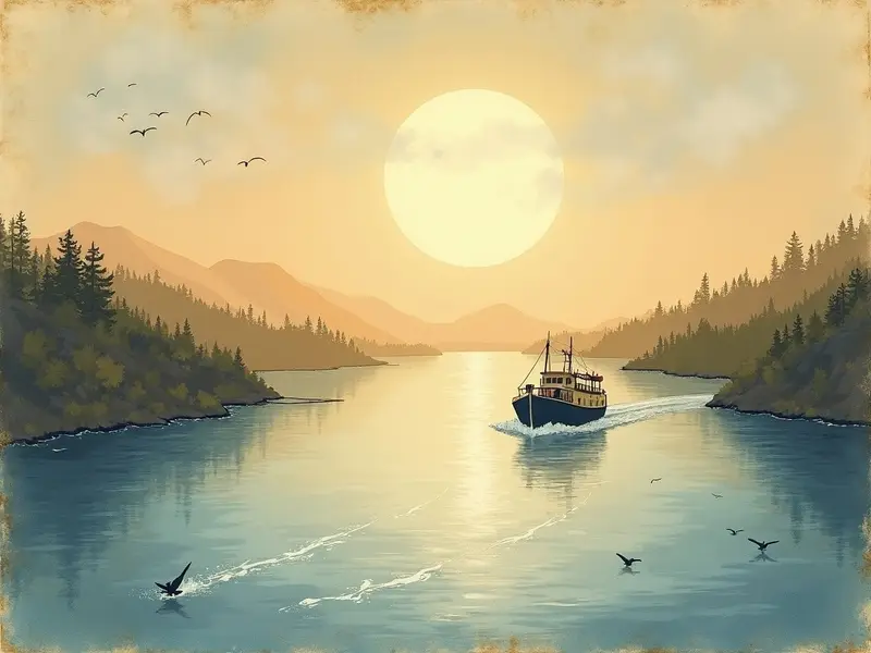 Ilustracja snu: ferry
