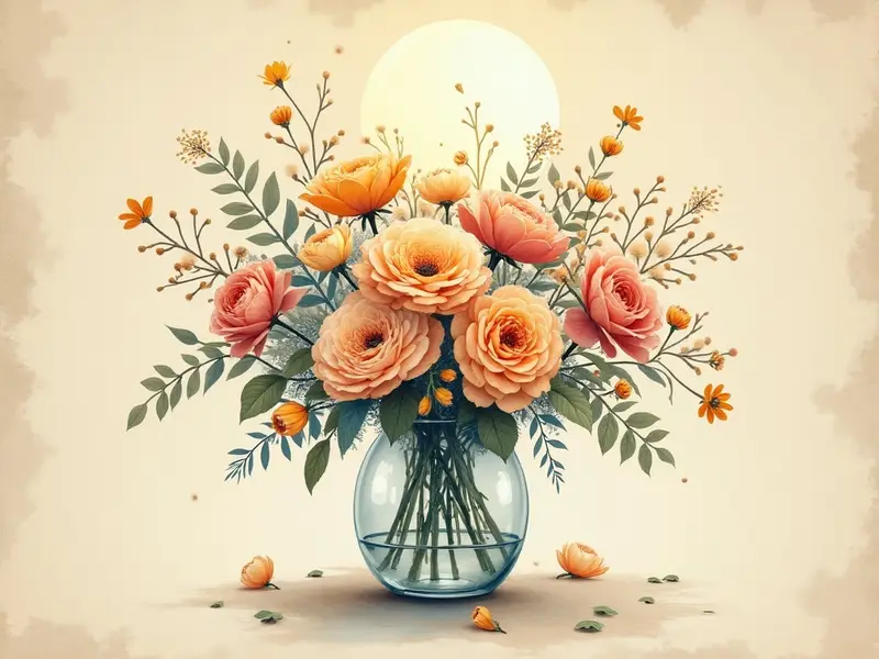 Ilustracja snu: flowers