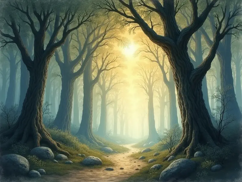 Ilustracja snu: forest