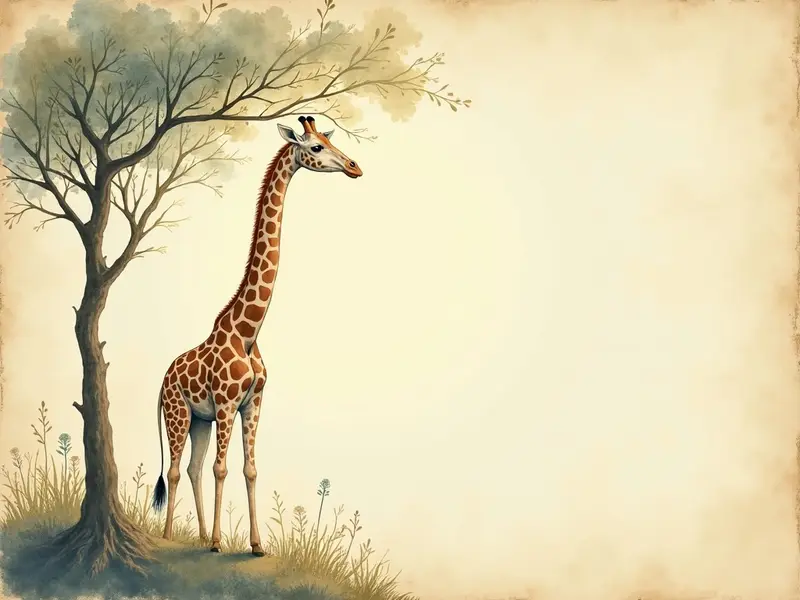 Ilustracja snu: giraffe