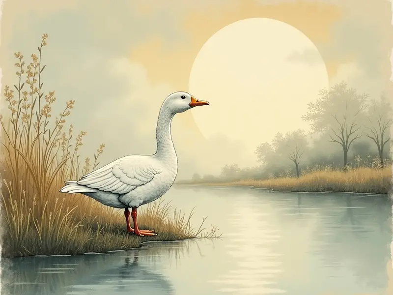 Ilustracja snu: goose
