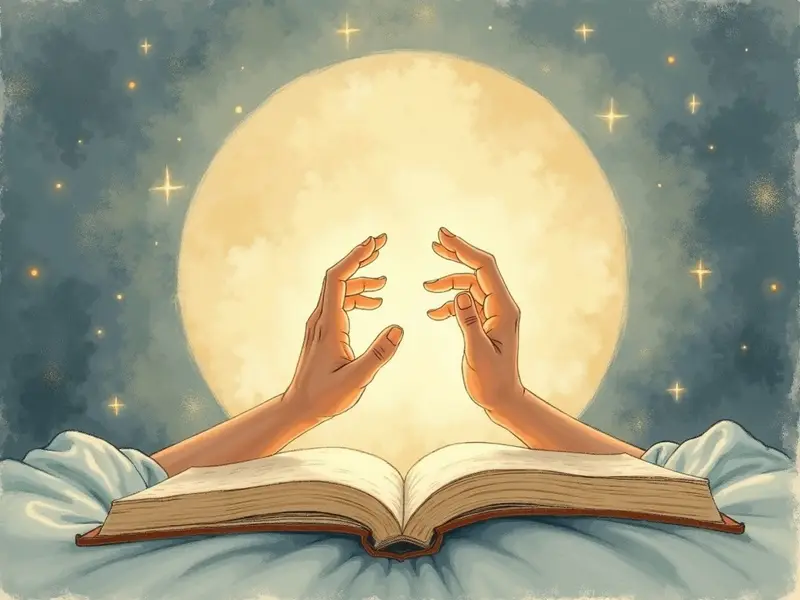Ilustracja snu: hands
