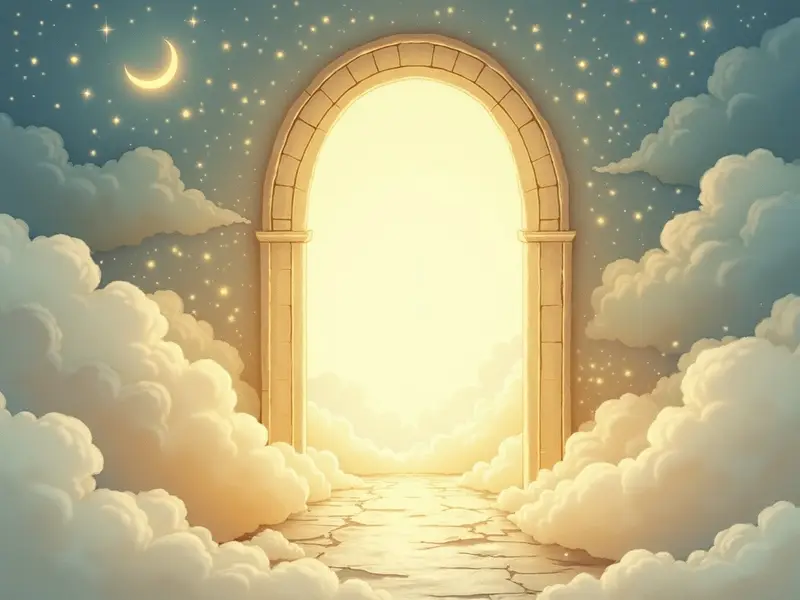 Dream illustration: heaven