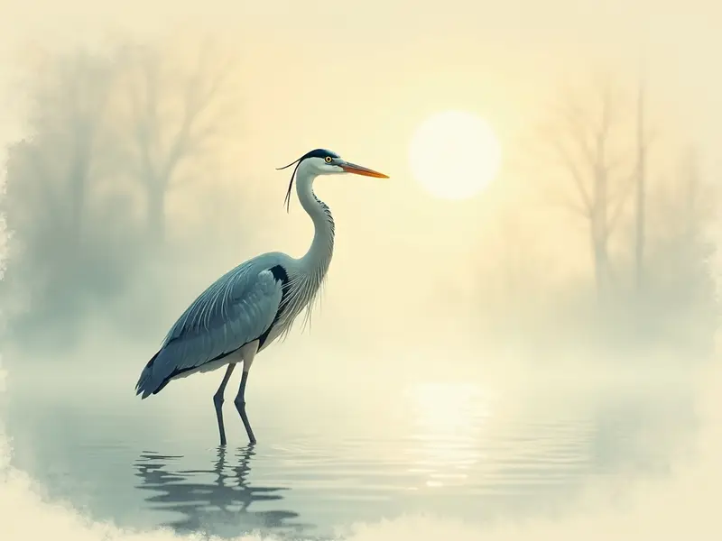Ilustracja snu: heron