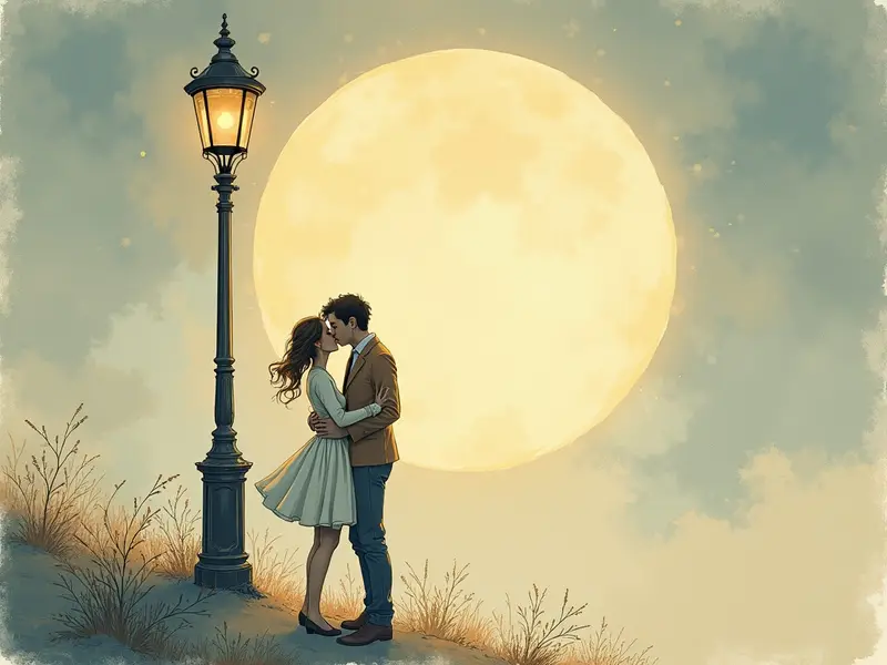 Ilustracja snu: kissing