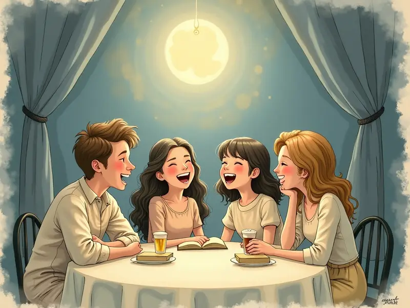 Ilustracja snu: laughing