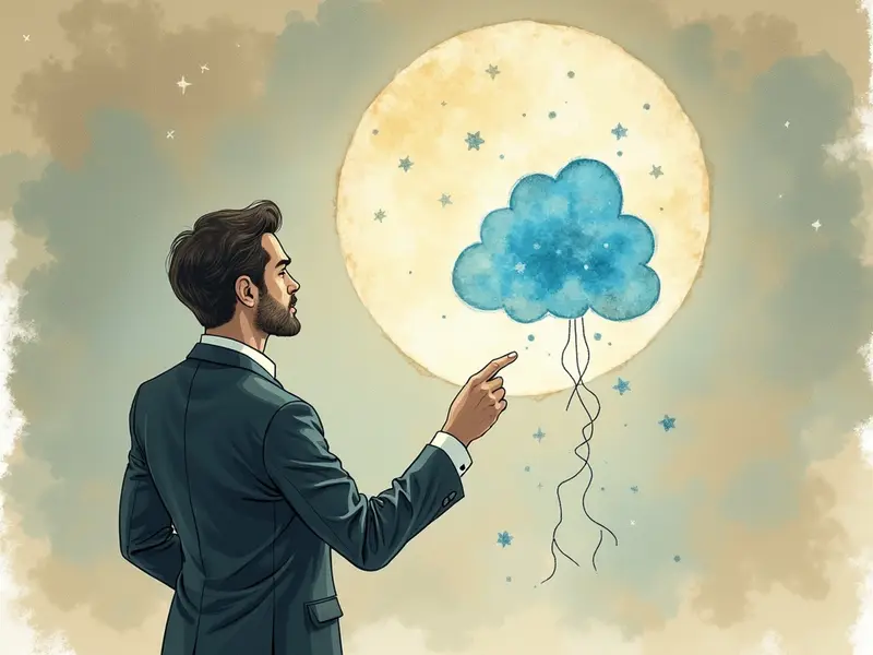 Ilustracja snu: linkedin on computer