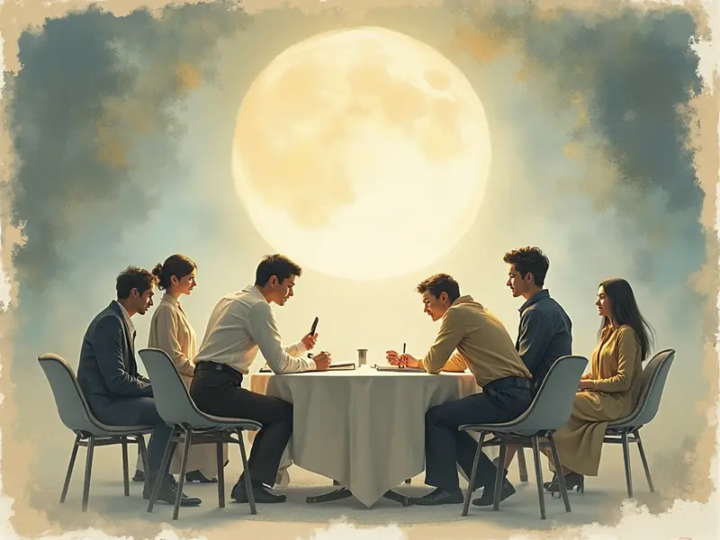 Ilustracja snu: meeting