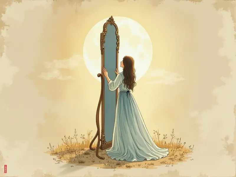 Ilustracja snu: mirror