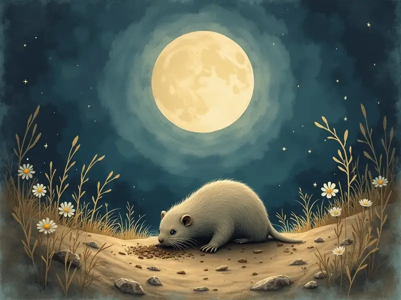 Ilustracja snu: mole