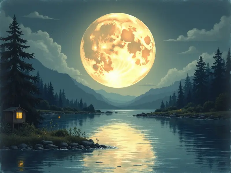 Ilustracja snu: moon