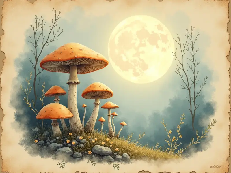 Ilustracja snu: mushrooms