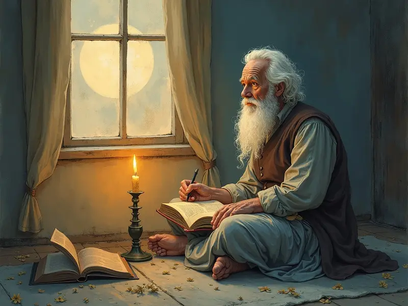 Ilustracja snu: old man