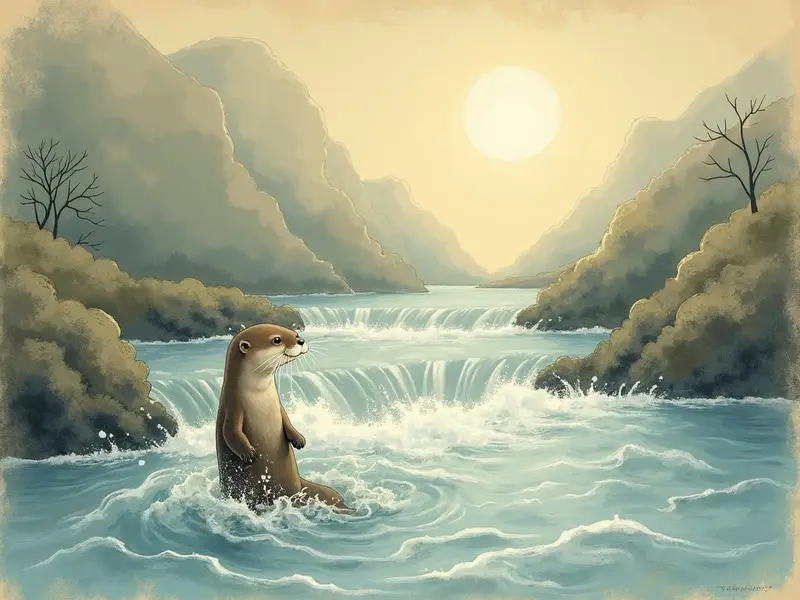 Ilustracja snu: otter