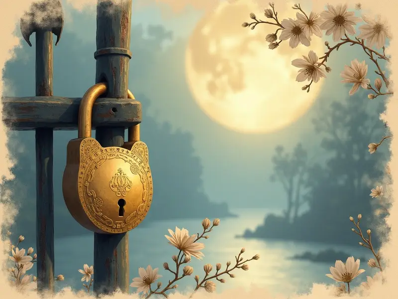 Ilustracja snu: padlock