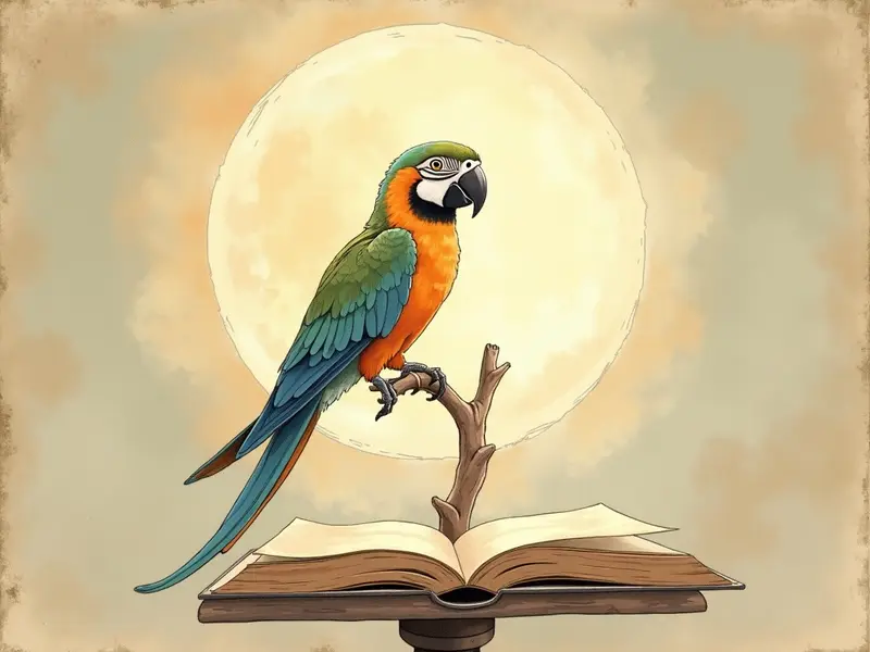 Ilustracja snu: parrot