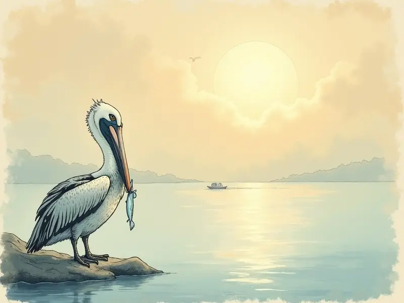 Ilustracja snu: pelican