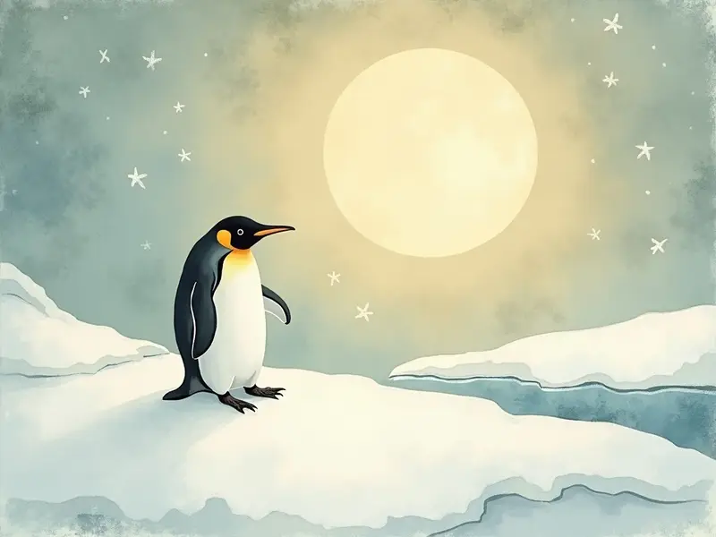 Ilustracja snu: penguin