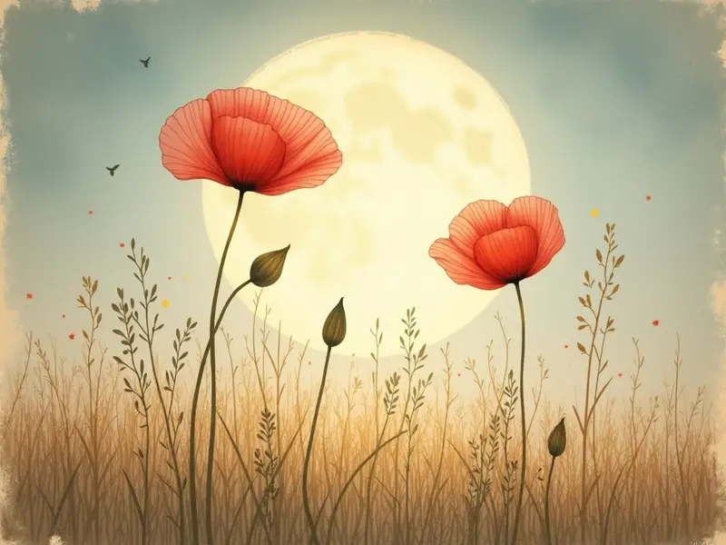 Ilustracja snu: poppy