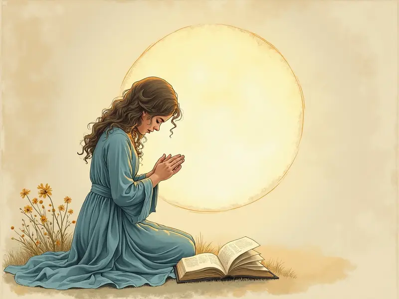 Ilustracja snu: prayer
