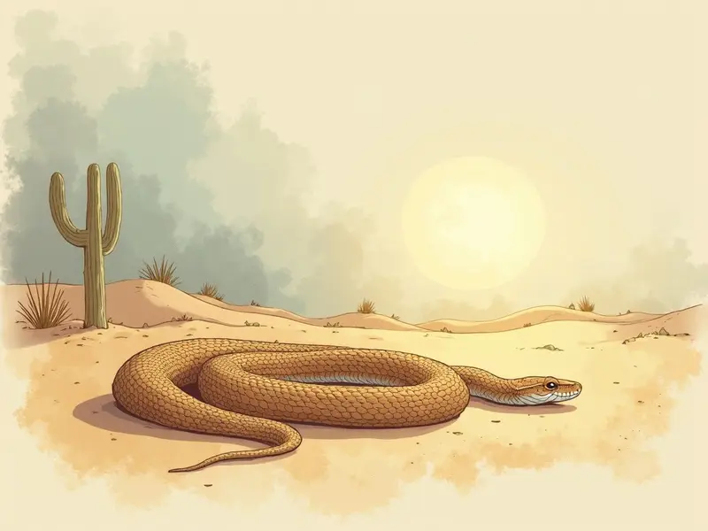 Dream illustration: a rattlesnake