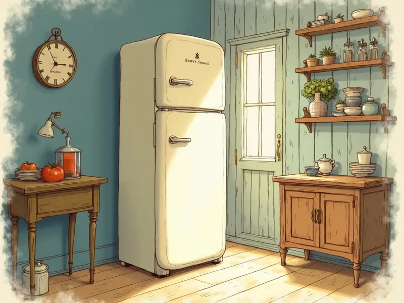 Ilustracja snu: refrigerator