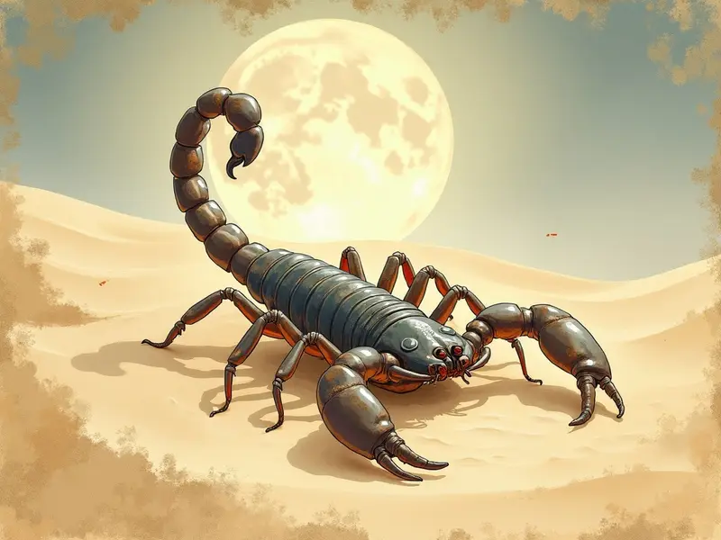 Ilustracja snu: scorpion
