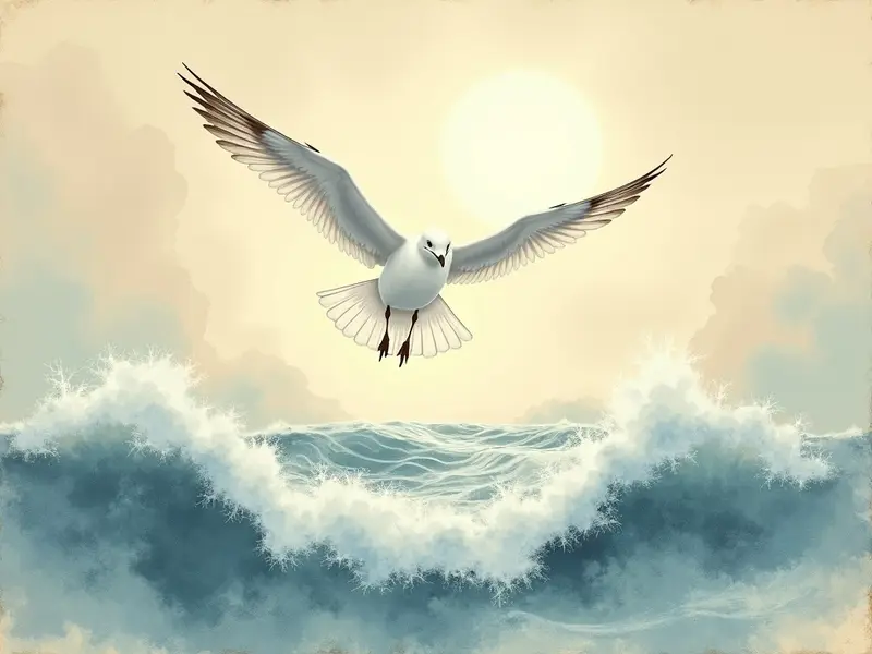 Ilustracja snu: seagull