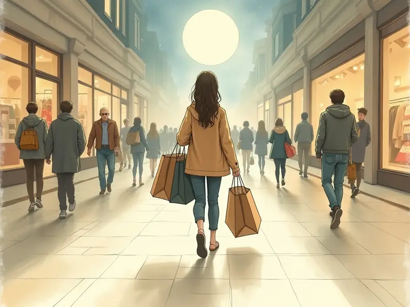 Ilustracja snu: shopping