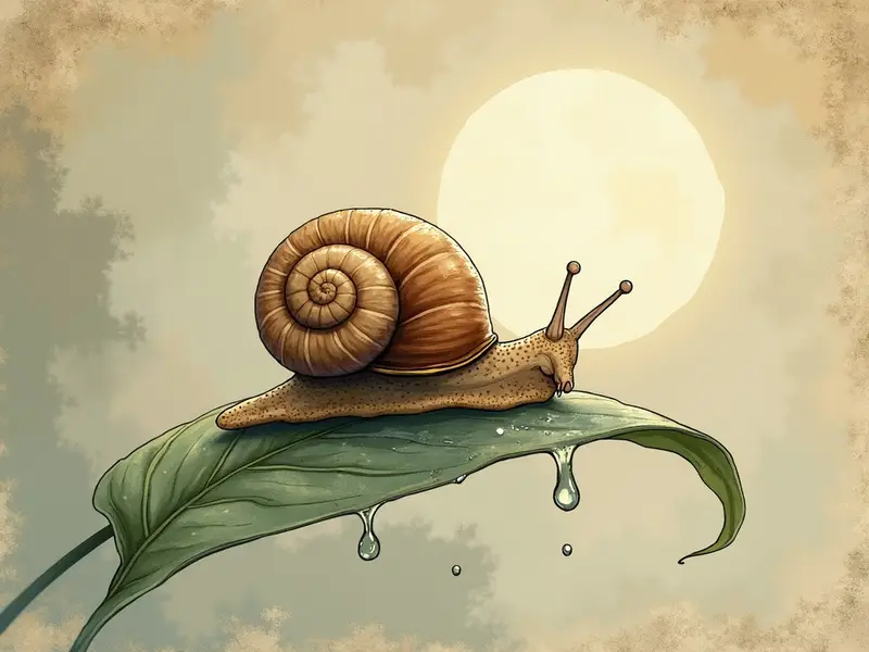 Ilustracja snu: snail