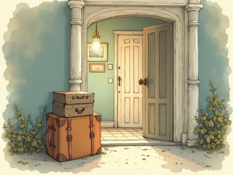 Ilustracja snu: suitcase