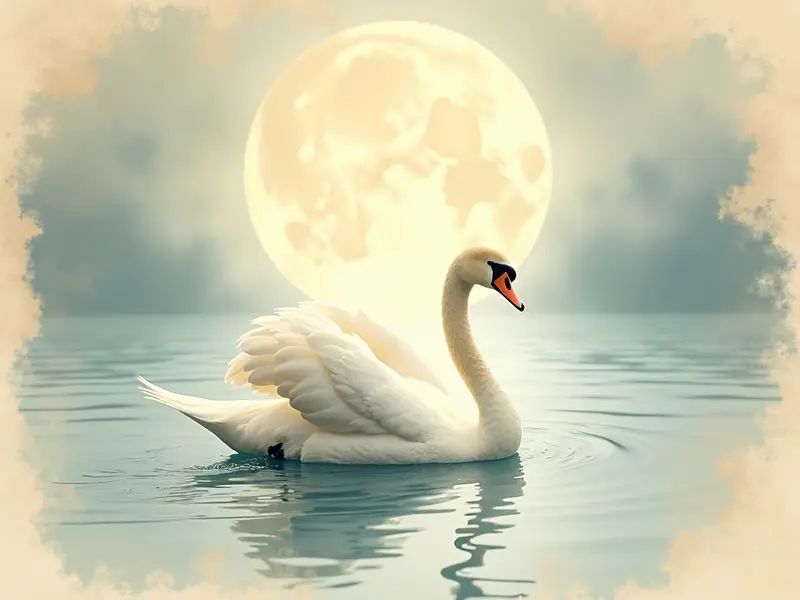 Ilustracja snu: swan