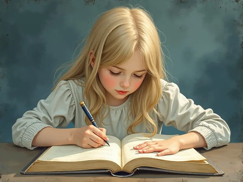 Ilustracja snu: taking exam aimlessly