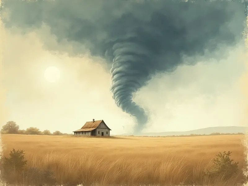 Ilustracja snu: tornado
