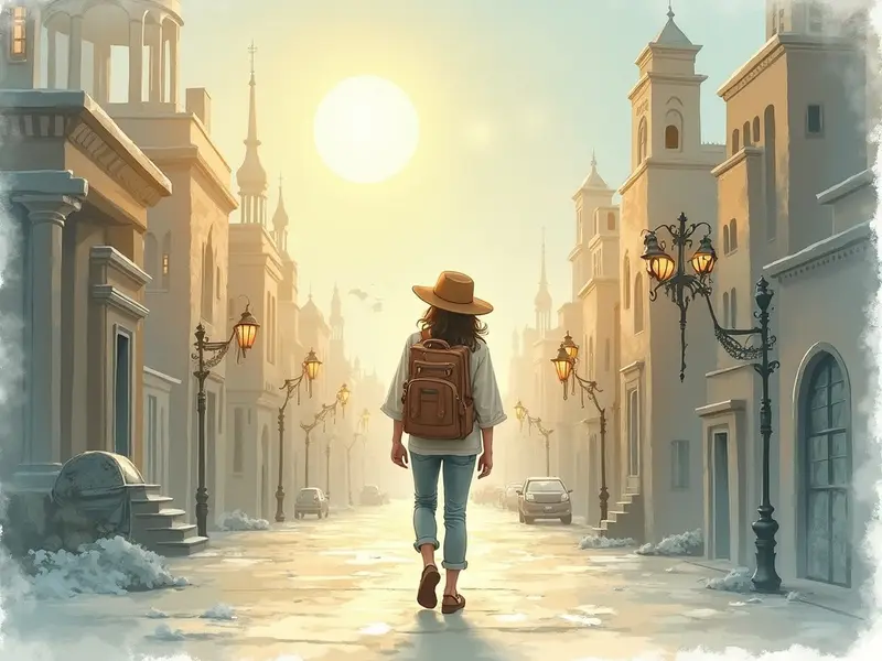 Ilustracja snu: traveling